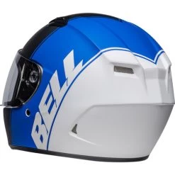 Bell Qualifier Ascent Helmet 33 Bell Qualifier Ascent Helmet -HJC Store bell qualifier ascent helmet matte black blue white back left 59693.1671084041