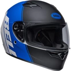 Bell Qualifier Ascent Helmet 31 Bell Qualifier Ascent Helmet -HJC Store bell qualifier ascent helmet matte black blue white front right 49765.1671084031