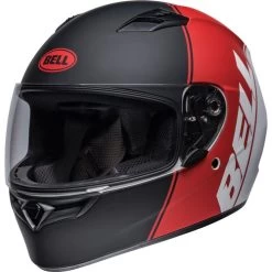 Bell Qualifier Ascent Helmet 38 Bell Qualifier Ascent Helmet -HJC Store bell qualifier ascent helmet matte black red white front left 09937.1671084066