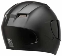 Bell Qualifier DLX Blackout Helmet Matte Black -HJC Store bell qualifier dlx blackout helmet matte black back right 28327.1494300387