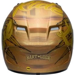 Bell Qualifier DLX MIPS Hart Luck Live Helmet -HJC Store bell qualifier dlx mips hart luck live helmet matte gold back 15022.1671080617