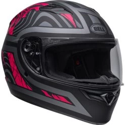 Bell Qualifier Rebel Helmet 17 Bell Qualifier Rebel Helmet -HJC Store bell qualifier rebel helmet matte black pink front right 51882.1671083799