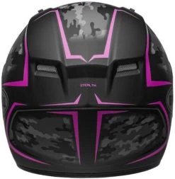 Bell Qualifier Stealth Camo Helmet -HJC Store bell qualifier stealth camo helmet black pink back 72233.1565244847
