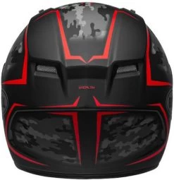 Bell Qualifier Stealth Camo Helmet -HJC Store bell qualifier stealth camo helmet black red back 94891.1565244834