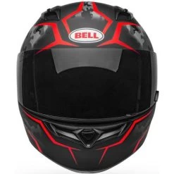Bell Qualifier Stealth Camo Helmet -HJC Store bell qualifier stealth camo helmet black red front 44400.1565244844