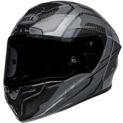 Bell Race Star Flex DLX Labyrinth Helmet -HJC Store bell race star dlx flex labyrinth helmet black gray front left 45833.1671079513