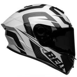 Bell Race Star Flex DLX Labyrinth Helmet -HJC Store bell race star dlx flex labyrinth helmet black white right 62692.1671079546