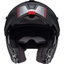 Bell SRT Modular Hart-Luck Jamo Helmet -HJC Store bell srt modular hart luck jamo helmet matte gloss black red front 44128.1670802531