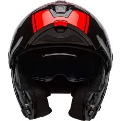 Bell SRT Modular Ribbon Helmet -HJC Store bell srt modular ribbon helmet gloss black red front 1 44453.1670802620