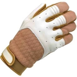 Biltwell Bantam Gloves -HJC Store biltwell bantam gloves white tan top 92392.1561439708