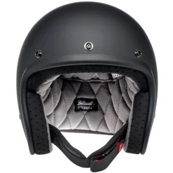 Biltwell Bonanza Factory Helmet -HJC Store biltwell bonanza helmet flat black factory front 46308.1695311661