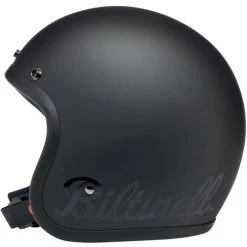 Biltwell Bonanza Factory Helmet -HJC Store biltwell bonanza helmet flat black factory left 49713.1695311663