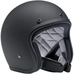 Biltwell Bonanza Helmet Solid 23 Biltwell Bonanza Helmet Solid -HJC Store biltwell bonanza helmet flat black front right 67055.1585995321