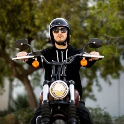 Biltwell Bonanza Spectrum Helmet 13 Biltwell Bonanza Spectrum Helmet -HJC Store biltwell bonanza helmet gloss black spectrum worn front 78261.1695311055