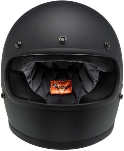 Biltwell Gringo Helmet ECE Solids -HJC Store biltwell gringo helmet ece flat black front 74104.1578608038