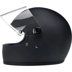 Biltwell Gringo S ECE Helmet Solids -HJC Store biltwell gringo s ece 22 05 helmet flat black left shield up 39958.1695522580