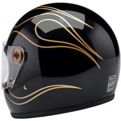 Biltwell Gringo S ECE R22.06 Flames Helmet -HJC Store biltwell gringo s helmet gloss black flames back 50742.1695300396