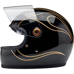 Biltwell Gringo S ECE R22.06 Flames Helmet -HJC Store biltwell gringo s helmet gloss black flames left shield up 66173.1695300388