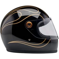 Biltwell Gringo S ECE R22.06 Flames Helmet -HJC Store biltwell gringo s helmet gloss black flames right 40867.1695300383