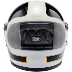 Biltwell Gringo S ECE R22.06 Tracker Helmet -HJC Store biltwell gringo s helmet gloss white black tracker front 42224.1695300072