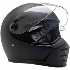 Biltwell Lane Splitter Helmet Solid -HJC Store biltwell lane splitter flat black helmet right open 77007.1586044927