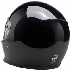 Biltwell Lane Splitter Helmet Solid -HJC Store biltwell lane splitter gloss black helmet back 33146.1586044980