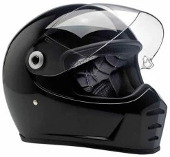 Biltwell Lane Splitter Helmet Solid -HJC Store biltwell lane splitter gloss black helmet right open 80645.1586044970