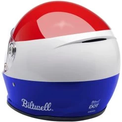 Biltwell Lane Splitter Podium Helmet -HJC Store biltwell lane splitter helmet podium gloss red white blue back 89625.1695309483