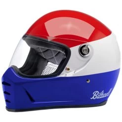 Biltwell Lane Splitter Podium Helmet -HJC Store biltwell lane splitter helmet podium gloss red white blue 22349.1695309466
