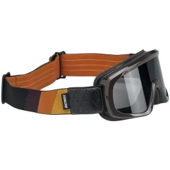 Biltwell Overland 2.0 Goggles -HJC Store biltwell overland 2 goggle tri stripe gold rust brown side 64754.1548318329
