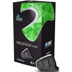 Cardo PackTalk Slim Headset - Single -HJC Store cardo systems pactalk slim package 23597.1555596596