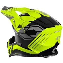 Castle CX200 Sector Helmet -HJC Store castle cx200 sector helmet hi viz back 39312.1637924902