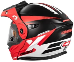 Castle X CX950 Diverge Helmet - Electric Shield 38 Castle X CX950 Diverge Helmet - Electric Shield -HJC Store castle cx950 diverge helmet black red white electric shield back 28385.1637300744
