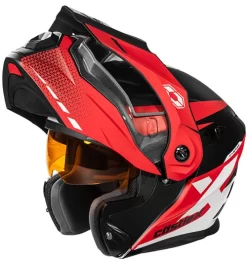 Castle X CX950 Diverge Helmet - Electric Shield 37 Castle X CX950 Diverge Helmet - Electric Shield -HJC Store castle cx950 diverge helmet black red white electric shield visor up 39279.1637300742