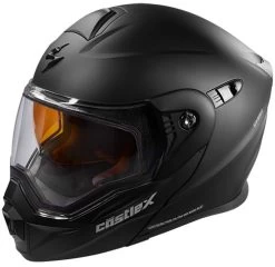 Castle X CX950 Snow Helmet - Dual Shield -HJC Store castle cx950 helmet solid matte black dual shield left 07755.1637039918
