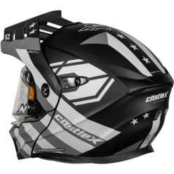 Castle X CX950 V2 General Snow Helmet - Electric Shield -HJC Store castle cx950 v2 general electric shield helmet charcoal back 67820.1698723402