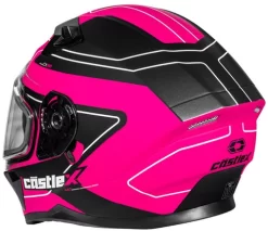Castle X CX390 Atlas Helmet -HJC Store castle x cx 390 atlas helmet matte pink glo black back 60962.1674722395