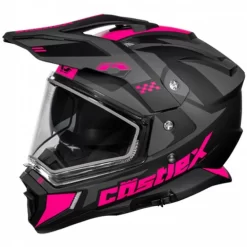 Castle X CX200 Wrath Helmet - Dual Shield -HJC Store castle x cx200 wrath helmet dual shield black pink grey 12694.1667725550