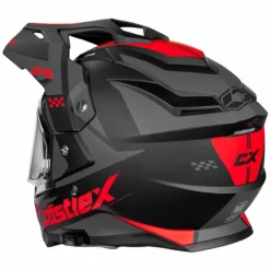 Castle X CX200 Wrath Helmet - Dual Shield -HJC Store castle x cx200 wrath helmet dual shield black red grey back 33893.1667725617