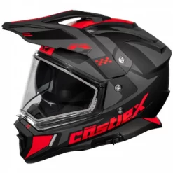 Castle X CX200 Wrath Helmet - Dual Shield -HJC Store castle x cx200 wrath helmet dual shield black red grey 26234.1667725601