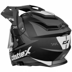 Castle X CX200 Wrath Helmet - Dual Shield -HJC Store castle x cx200 wrath helmet dual shield black white grey back 71085.1667725457