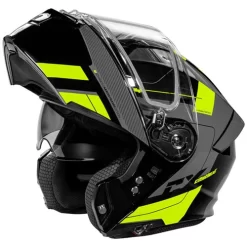 Castle X CX935 Raid Helmet - Electric Shield -HJC Store castle x cx935 raid helmet dual shield black grey hi vis flip up 60670.1667708800