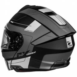 Castle X CX935 Raid Helmet - Dual Shield -HJC Store castle x cx935 raid helmet dual shield black grey silver back 67278.1667705999