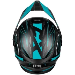 Castle X CX950 V2 Fierce Helmet - Dual Shield -HJC Store castle x cx950 v2 fierce helmet dual shield black turquiose top 05347.1667636278