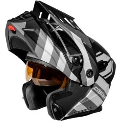 Castle X CX950 V2 General Snow Helmet - Dual Shield -HJC Store castle x cx950 v2 general dual shield helmet charcoal chin bar up 36700.1698728260