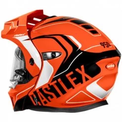 Castle X CX950 V2 Wake Helmet - Electric Shield -HJC Store castle x cx950 v2 wake helmet dual shield orange black white back 05710.1667433641