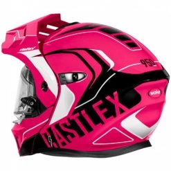Castle X CX950 V2 Wake Helmet - Electric Shield -HJC Store castle x cx950 v2 wake helmet dual shield pink black white back 68846.1667433606