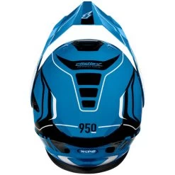 Castle X CX950 V2 Wake Helmet - Electric Shield -HJC Store castle x cx950 v2 wake helmet dual shield process blue top 43184.1667857653
