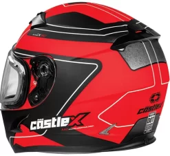 Castle X Youth CX360 Atlas Helmet -HJC Store castle x youth cx 360 atlas helmet matte red black back 34772.1674681360