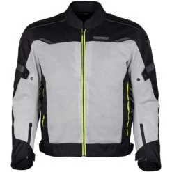 Cortech Aero-Flo Air Mens Jacket -HJC Store cortech aero flo air jacket hi vis black front 51332.1675816763